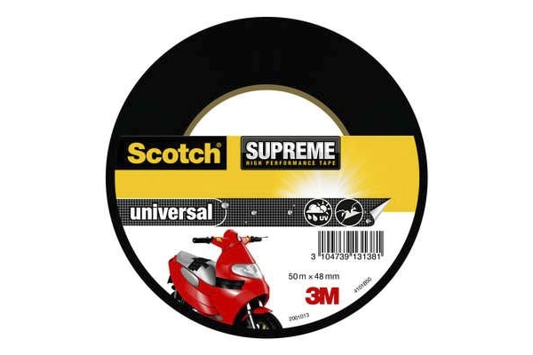 3M VALUE DUCT 1900 Scotch 1900 Duct Tape, 50m x 50mm, Black - RS