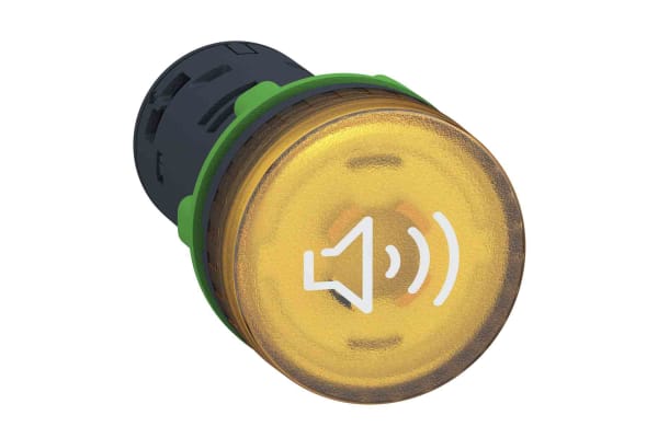 Product image for Illuminated yellow buzzer 230/240V AC