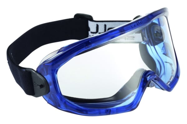 Product image for Bolle SUPERBLAST, Scratch Resistant Anti-Mist Safety Goggles with Clear Lenses