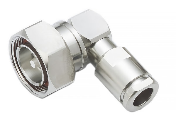 Product image for LOW PIM 7/16 RIGHT ANGLE PLUG CLAMP