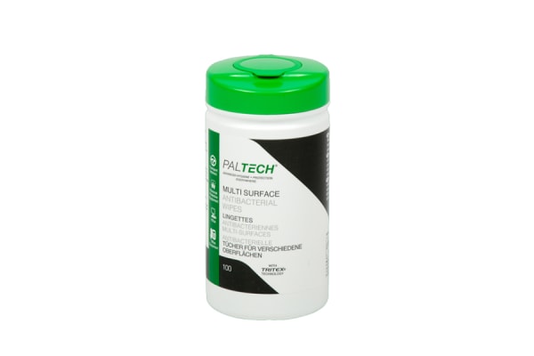 Product image for PALTECH ANTIBACTERIAL WIPE - 100