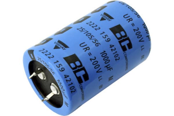 Product image for SNAP-IN 470UF 200V 22X35MM 105?C 3000H