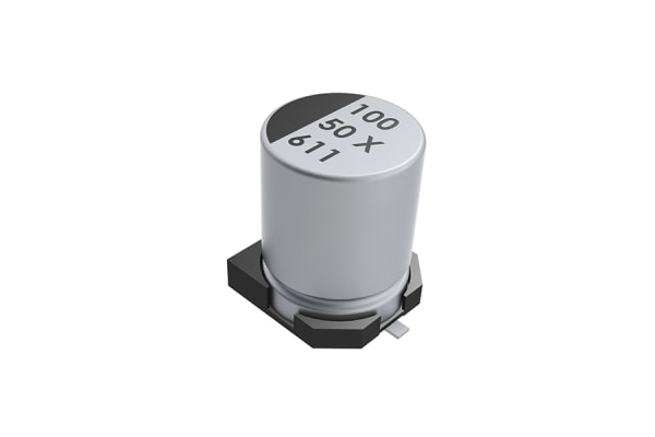 Product image for KEMET 100μF Electrolytic Capacitor 25V dc, Surface Mount - EXV107M025A9HAA