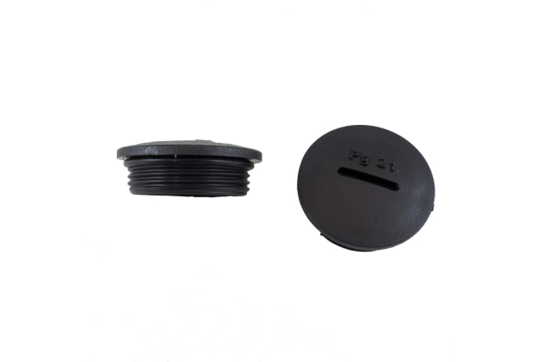 Product image for HOLE PLUG METRIC THREAD M20 BLACK