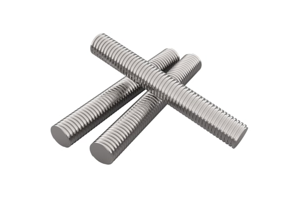 Product image for ZINC PLATED MILD STEEL ALLTHREAD,M4X50