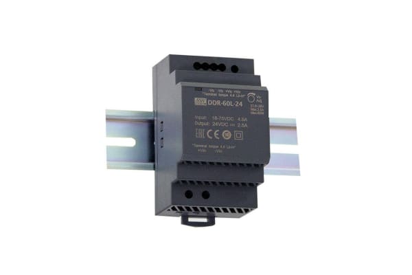 Product image for DIN RAIL POWER SUPPLY 24V 60W