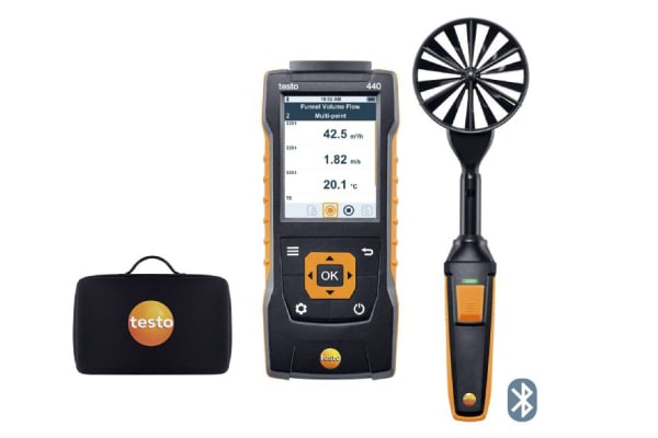 Product image for TESTO 440 100 MM VANE KIT WITH BLUETOOTH