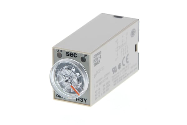 Product image for Time Delay Relay, On Delay, 24V