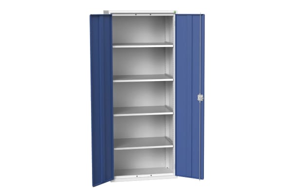 Product image for Bott 2 Door Steel Lockable Floor Standing Storage Cabinet, 2000 x 800 x 550mm