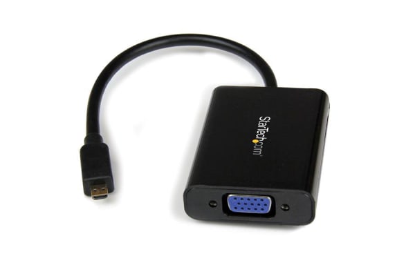 Product image for Micro HDMI to VGA Adapter Converter w/ A