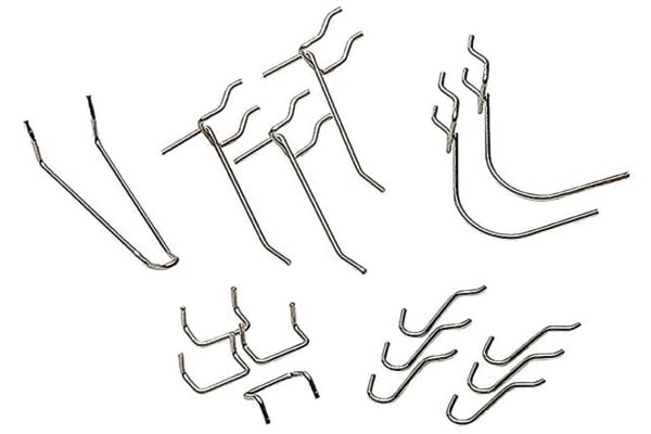 Product image for PACK OF 16 ASSORTED HOOKS TO SUIT WALL P