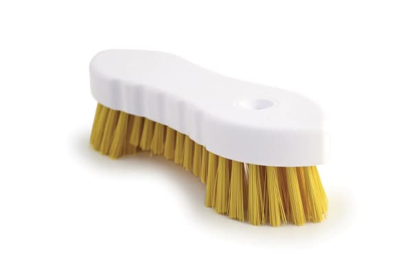 RS PRO Hard Bristle Beige, Brown Scrubbing Brush, Bassine bristle material