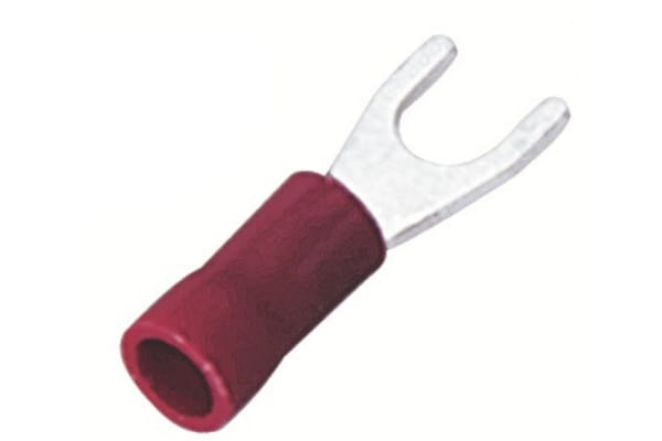 Product image for VINYL-INSULATED SPADE TERMINALS 22-16 A.