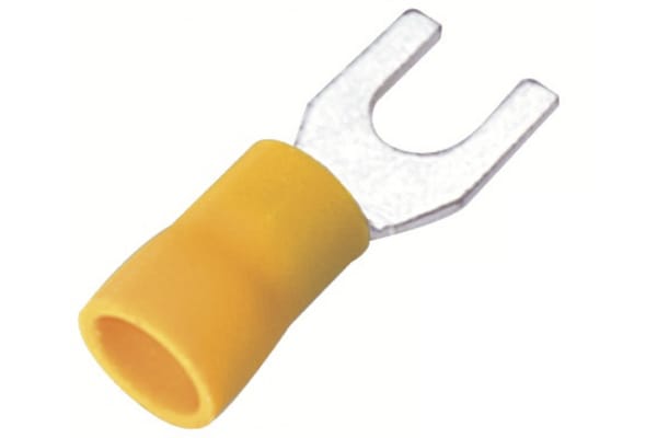 Product image for VINYL-INSULATED SPADE TERMINALS 12-10 A.