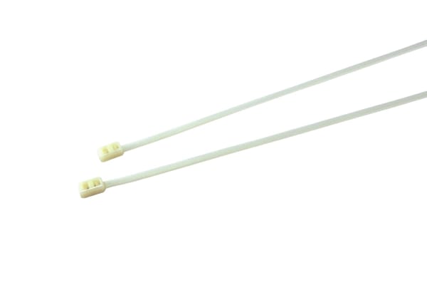 Product image for Double Head Cable Tie, N66 Natural color