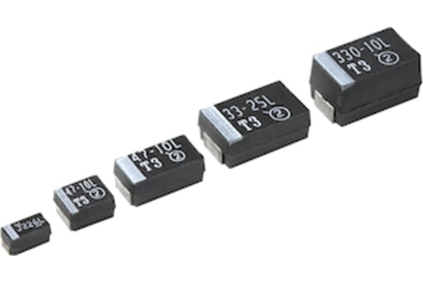 Product image for TANTALUM CAPACITOR MOULDED SMD SOLID IND