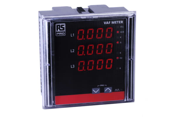 Product image for Digital Panel Meter, 96x96mm. 3-Phase. C