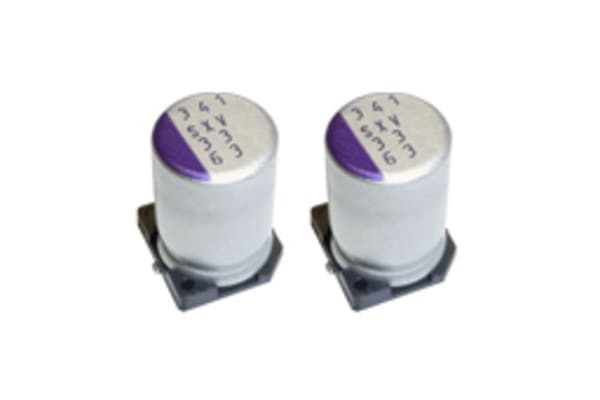 Product image for CAPACITOR POLYMER ALUMINIUM OS-CON SMD 1