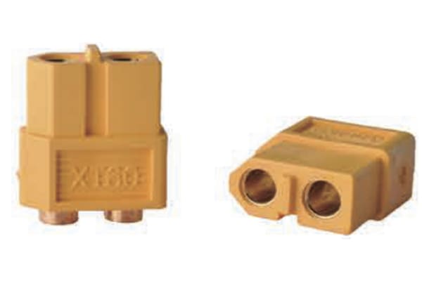 Product image for XT60PB FEMALE,YELLOW