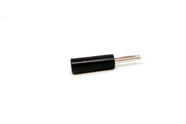 Product image for BLACK NICKEL PLATED 4MM BANANA PLUG SOLD