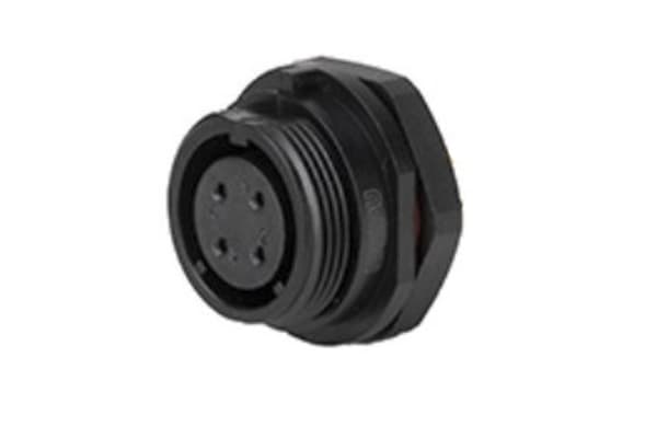 Product image for REAR PANEL MOUNT 3 WAY 17MM CONNECTOR 10