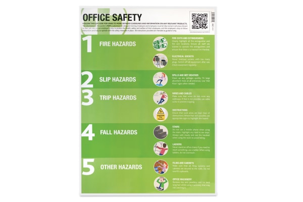 Product image for 594X420MM OFFICE SAFETY POSTER