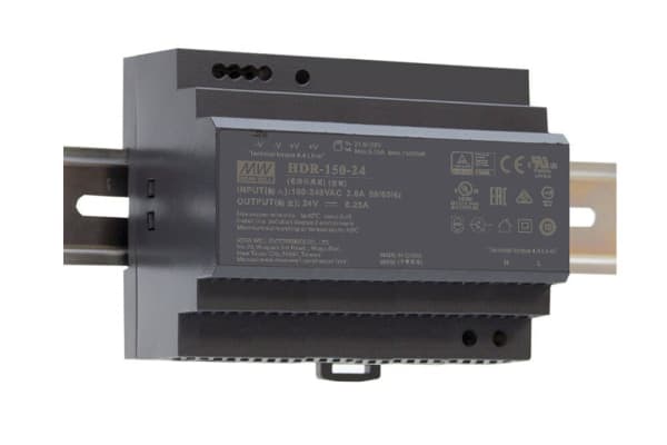 Product image for DIN Rail Power Supply 24V 6.25A 150W