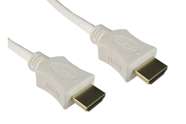 Product image for 2mtr HDMI M-M HS+E Cable - White