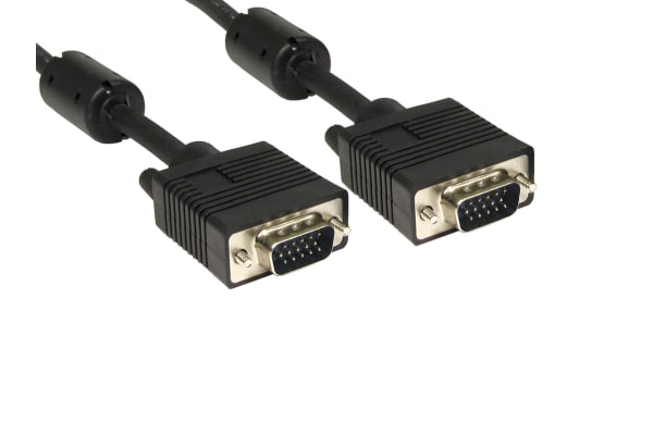 Product image for 2MTR VGA/SVGA HD15 M-M CABLE - BLACK