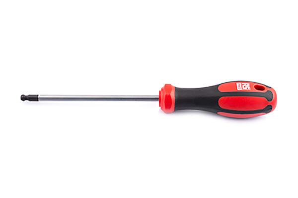 Product image for Ball End Hexagon Screwdriver- 3.0 x 100