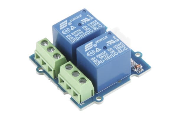 Product image for Seeed Studio, Grove-2 Channel SPDT Relay Relay Interface Board - 103020132