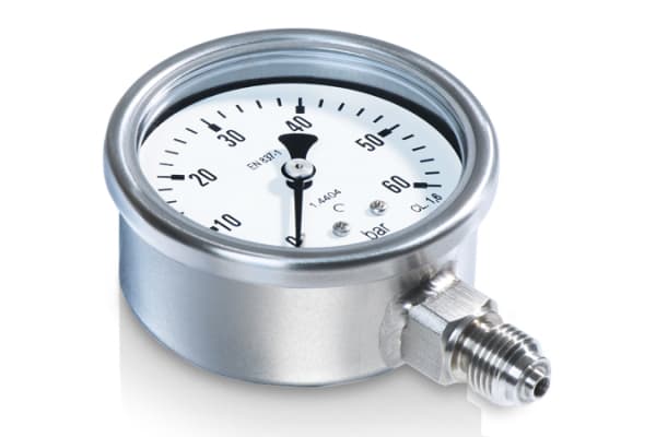 Product image for PRESSURE GAUGE ALL STAINLESS STEEL  63 M