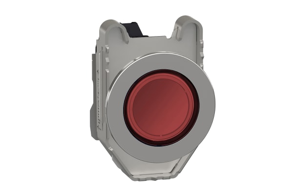 Product image for FLUSH MOUNT RED PILOT LIGHT LED 24v