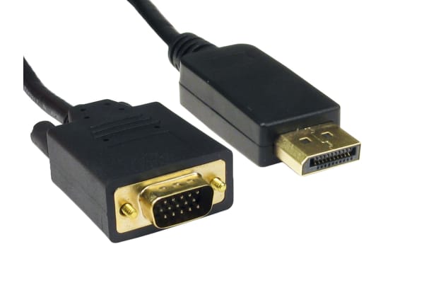 Product image for 5mtr Display Port M - VGA M Cable - Blac