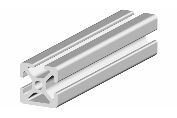 Product image for profile 5 20x20, silver, slot 5, 3 groov