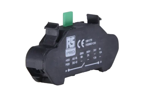 Product image for Contact Block NO Spring Terminal