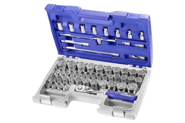 Product image for 55 PIECE 1/2" METRIC SOCKET SET