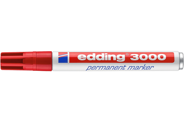 Product image for EDDING 3000 PERMANENT MARKER, BULLET TIP