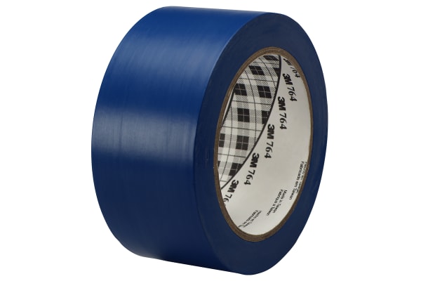 Product image for 3M 764 Blue lane marking tape 50mm x 33m