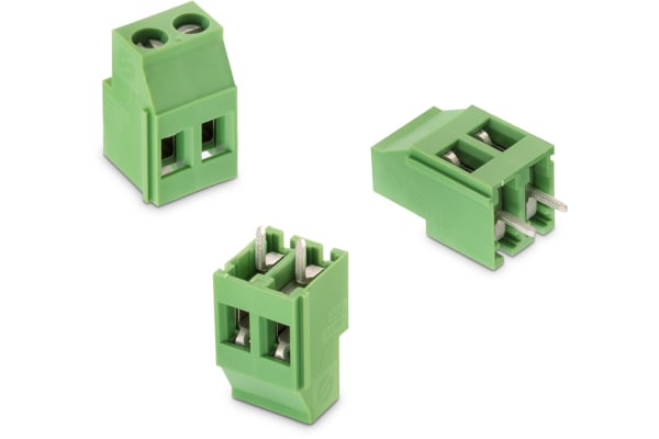 Product image for 5.08 MM TERMINAL BLOCK, HORIZONTAL ENTRY