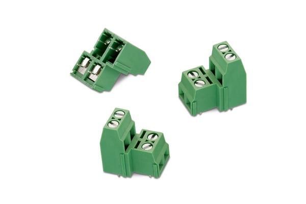 Product image for 5.00 MM TERMINAL BLOCK, DOUBLE LEVEL HOR