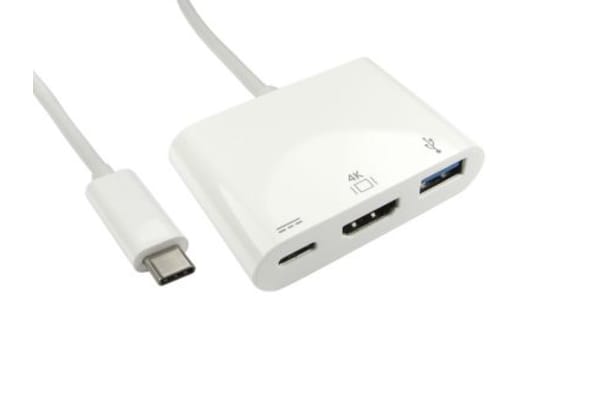 Product image for RS PRO USB C to HDMI Adapter, USB 3.1