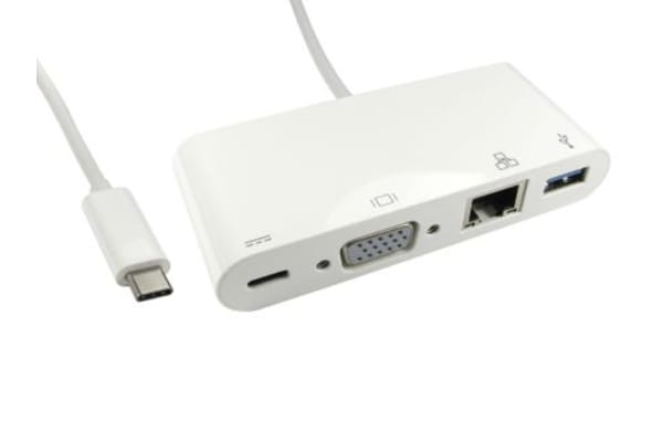 Product image for RS PRO USB C to VGA Adapter, USB 3.1