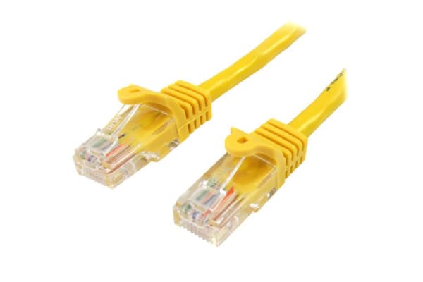 Product image for 1M YELLOW CAT 5E CABLE