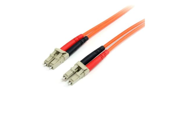 Product image for 2M DUPLEX MM FIBER OPTIC CABLE LC-LC