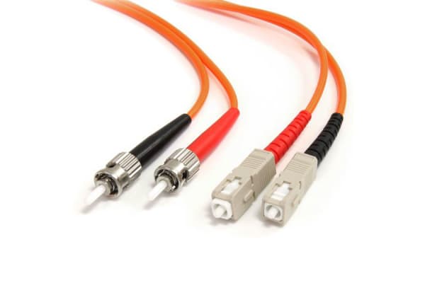 Product image for 3M MULTIMODE FIBER OPTIC CABLE ST-SC