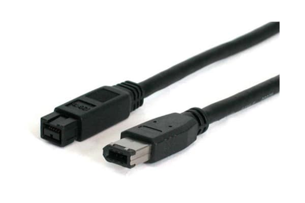 Product image for 6 FT 1394B FIREWIRE CABLE 9-6 PIN M-M