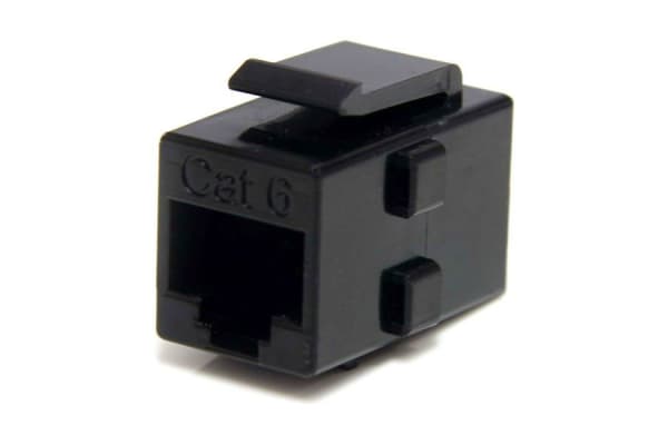 Product image for CAT 6 RJ45 KEYSTONE JACK COUPLER