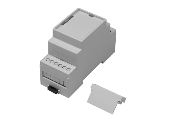 Product image for CNMB DIN RAIL BOX SIZE 2 SOLID TOP BOTH