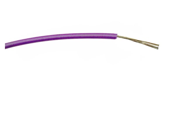 Product image for RS PRO Purple, 0.2 mm² Equipment Wire, 500m